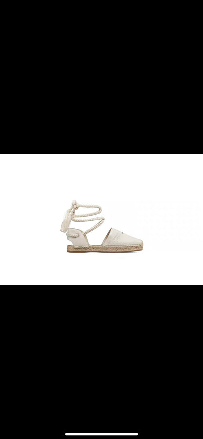 CD FW26 Espadrilles Ivory Sheepskin 692261