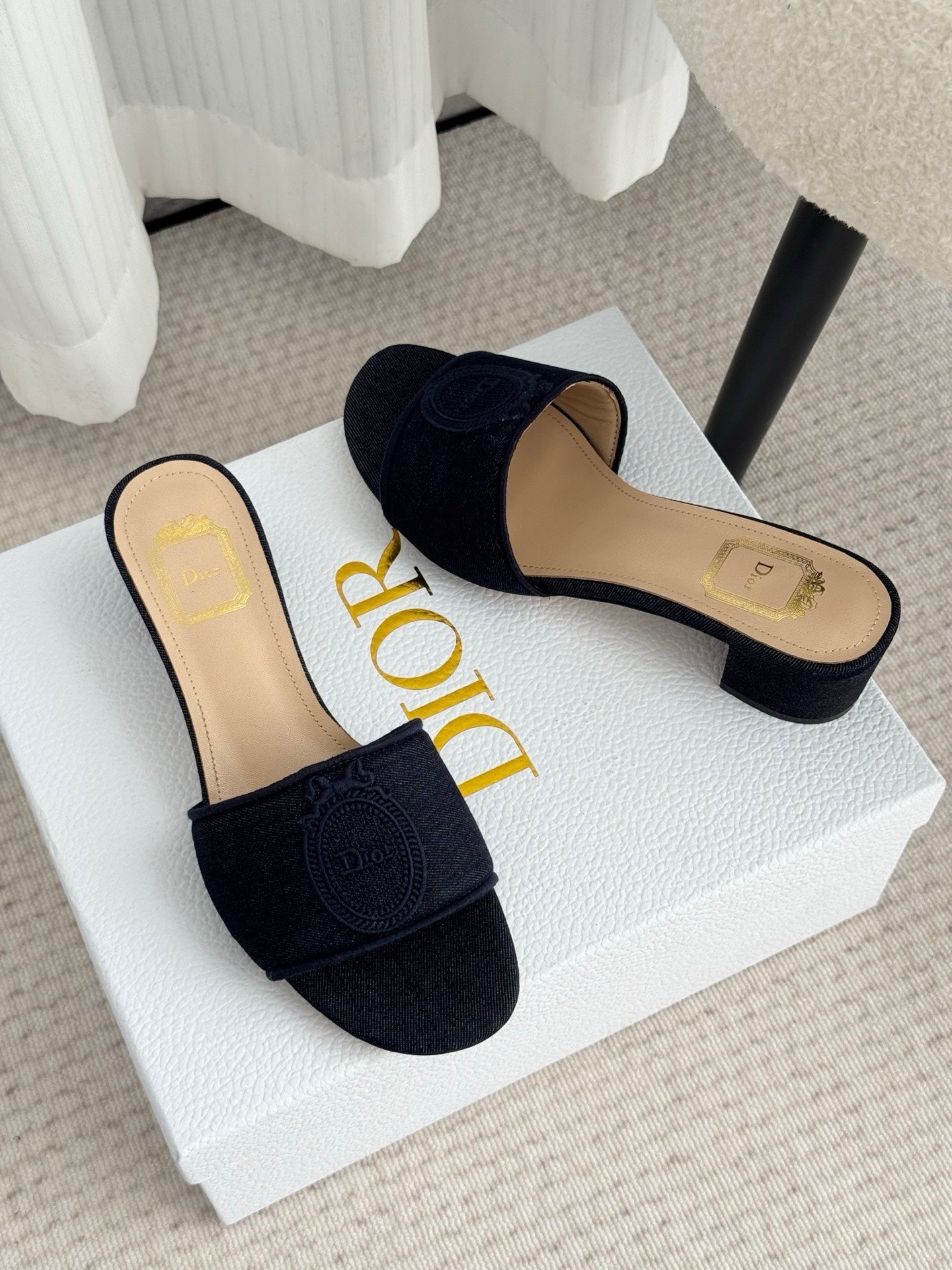 CD Médaillon Slide 4.5cm Dark Blue Denim 849737