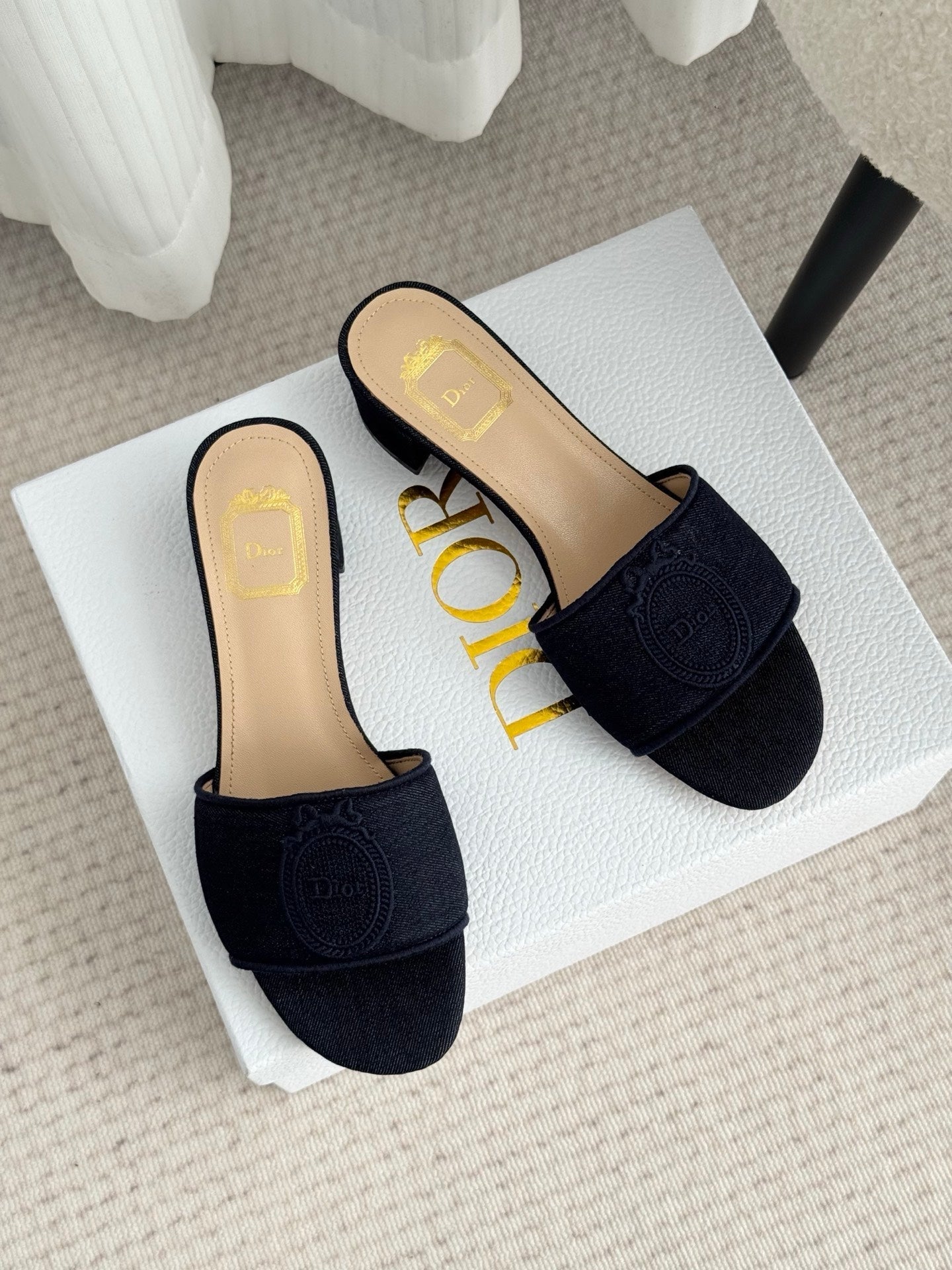 CD Médaillon Slide 4.5cm Dark Blue Denim 849737