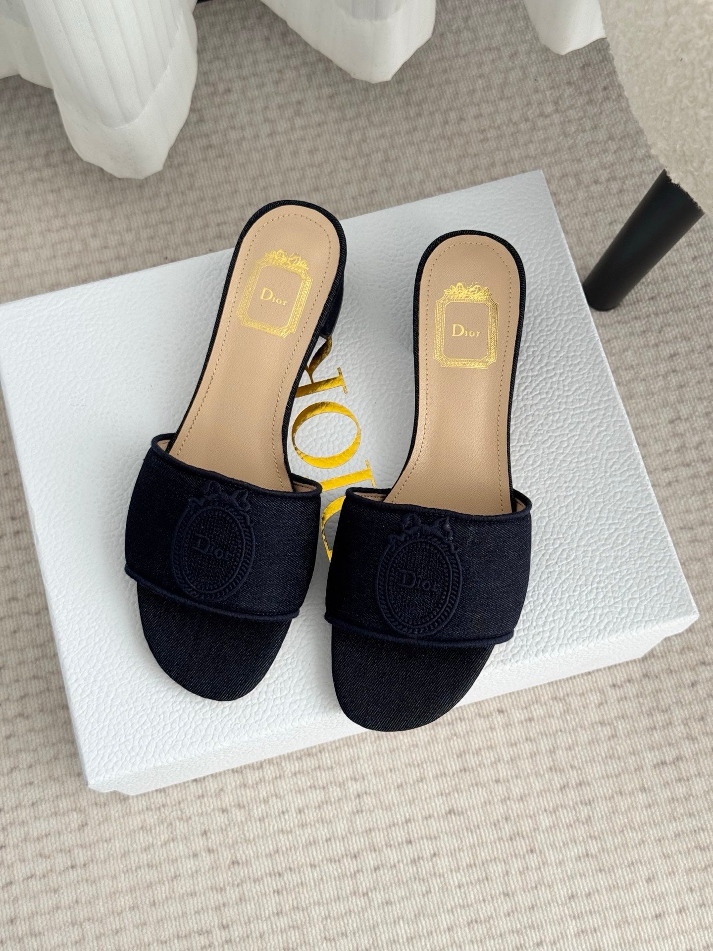 CD Médaillon Slide 4.5cm Dark Blue Denim 849737