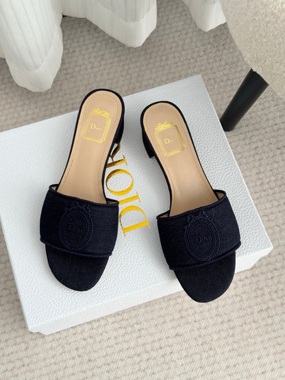 CD Médaillon Slide 4.5cm Dark Blue Denim 849737