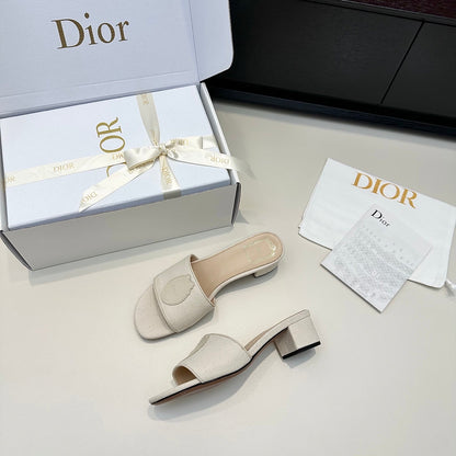 CD Médaillon Slide 4.5cm Cream Denim 899865
