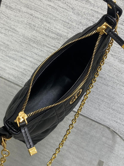 Dior 2025 Bag 19cm Black Lambskin 272824
