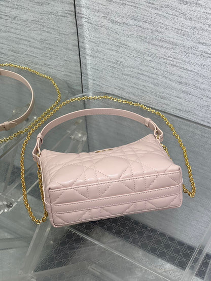 Dior 2025 Bag 19cm Pink Lambskin 272828