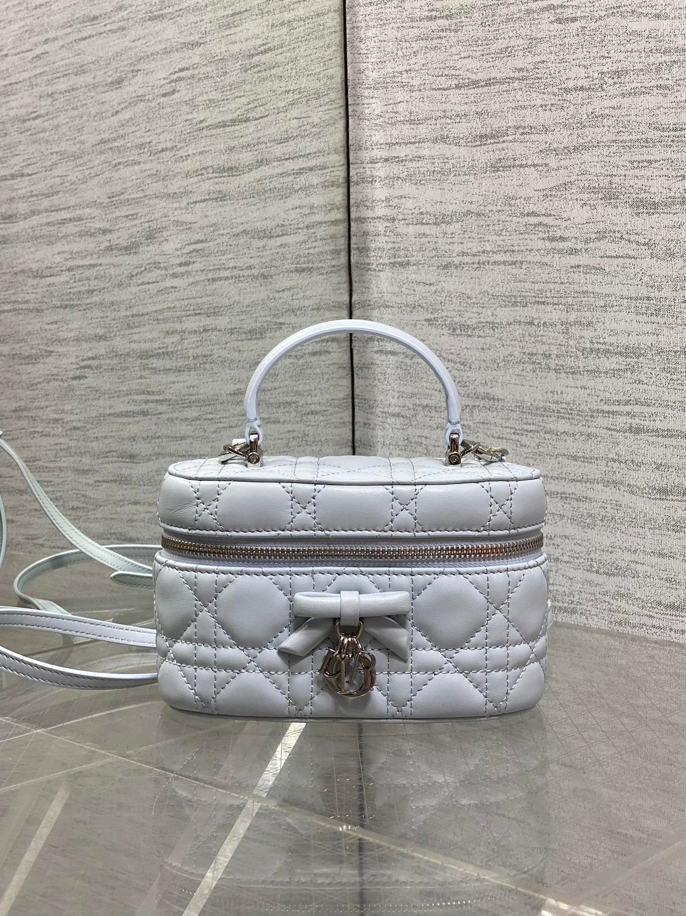 CD 2026 Vanity Bag 17.5cm Cannage Lambskin 289248