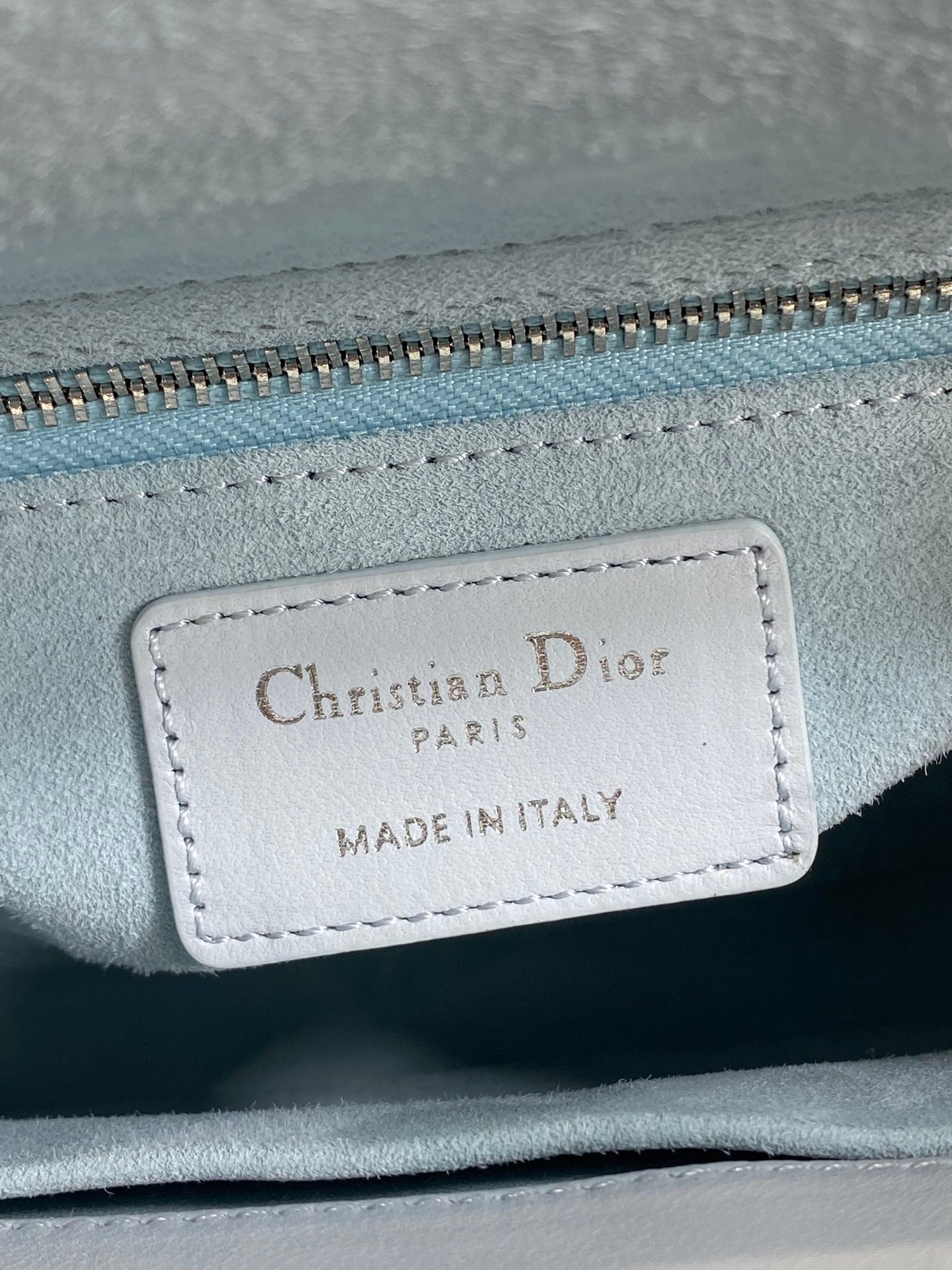 Dior 2026 Lady Dior Bag Glacier Blue Lambskin 286617