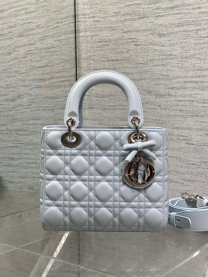 Dior 2026 Lady Dior Bag Glacier Blue Lambskin 286617