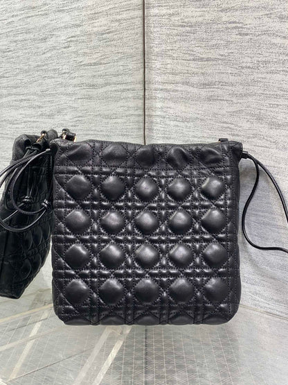 CD Adiorable Mini Bucket Bag Black Lambskin 286641