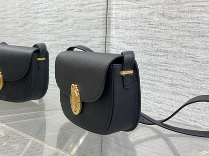Dior 2026 Médaillon Flap Bag 23cm Grained Calfskin
