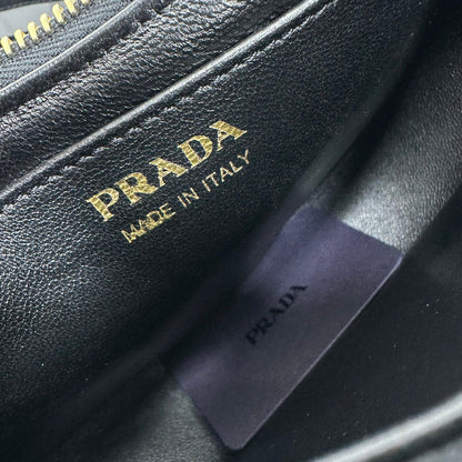 Prada 2026 Arque Shoulder Bag 22.5cm Patent Calfskin