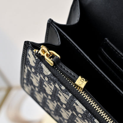 Dior 2026 Miss Caro Mini Bag 18cm Fabric Leather