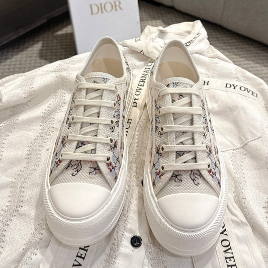 Dior 2026 Embroidered Platform Sneaker Canvas 932124