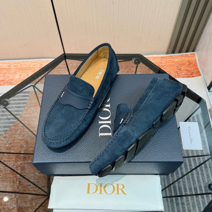 CD Odéon Men’s Loafer Dark Blue Suede 664116