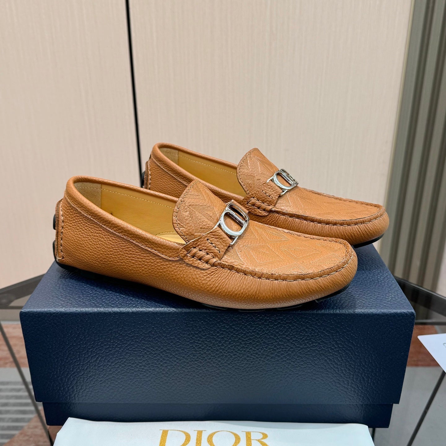 CD Odéon Men’s Loafer Tan Brown Grain Cowhide 664118