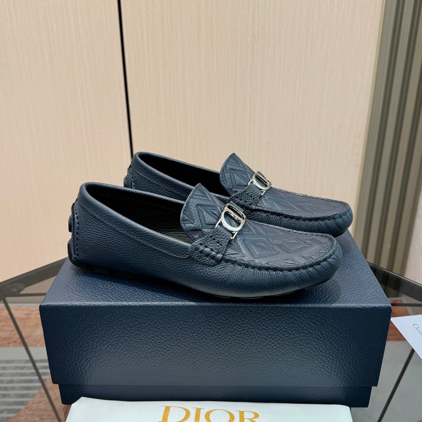 CD Odéon Men’s Loafer Dark Blue Cowhide 664121