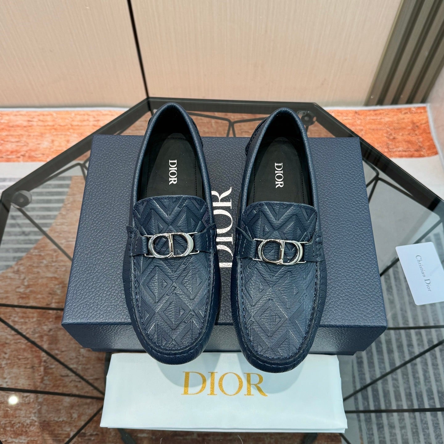 CD Odéon Men’s Loafer Dark Blue Cowhide 664121