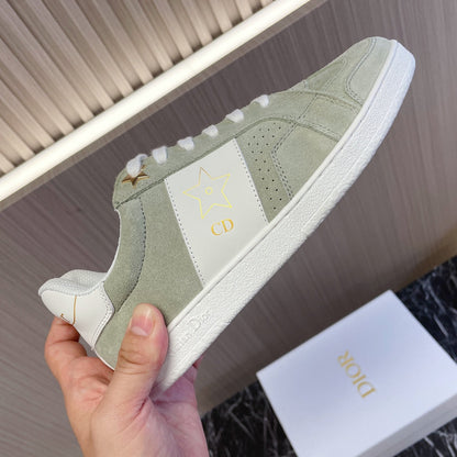 CD 26s Star Sneaker White Green Suede Calfskin 920121