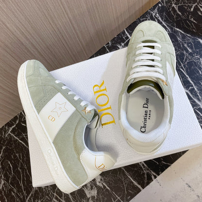 CD 26s Star Sneaker White Green Suede Calfskin 920121