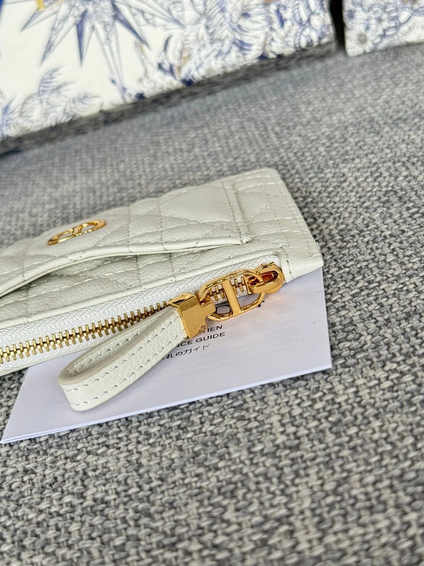 Dior 2026 Caro Five Slot Card Holder 13.5cm Lambskin