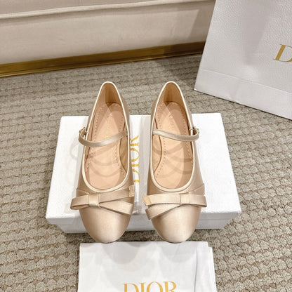 CD Lovely-D Raso Nero Ballerina Nude Sheepskin  502332
