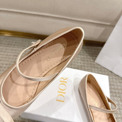 CD Lovely-D Raso Nero Ballerina Nude Sheepskin  502332