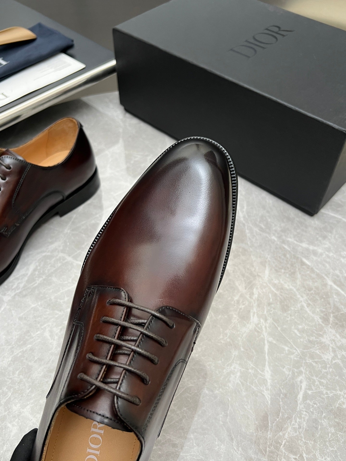 CD Timeless Derby Men’s Loafer Burgundy Polished Cowhide 112653