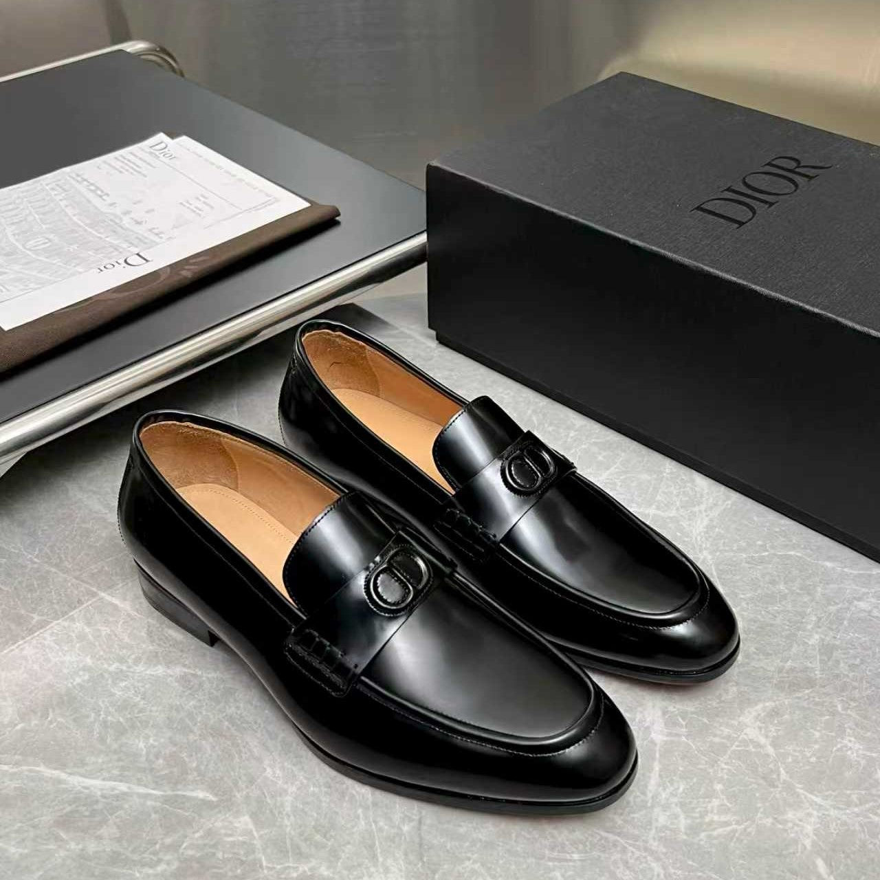 CD Timeless Flex Men’s Loafer Black Glossy Cowhide 112657