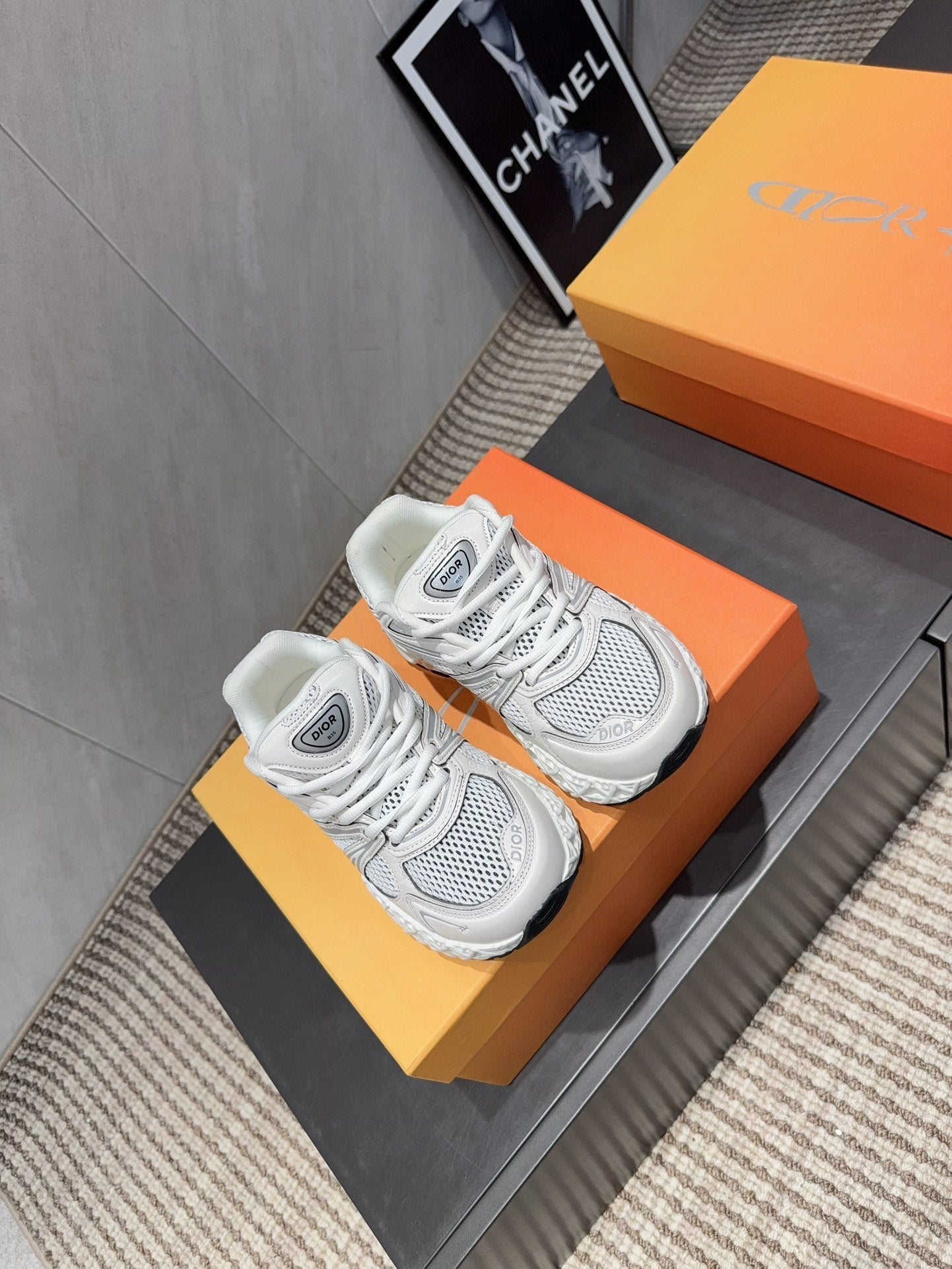 CD B35 NXXT Sneaker White Rubber Mesh 614257