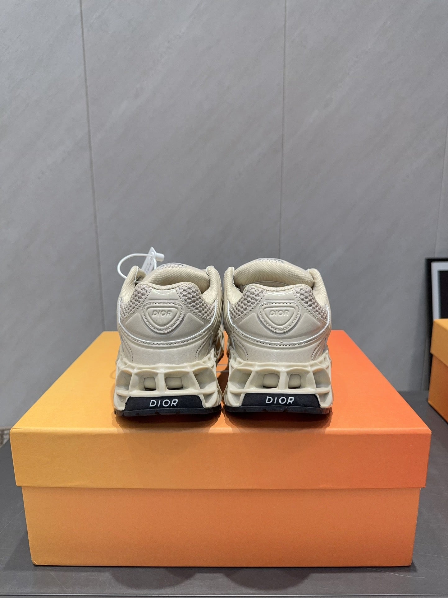 CD B35 NXXT Sneaker Light Taupe Rubber Mesh 614259