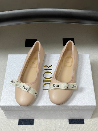 CD J'Adior Ballet Flat Pink Lambskin 834928