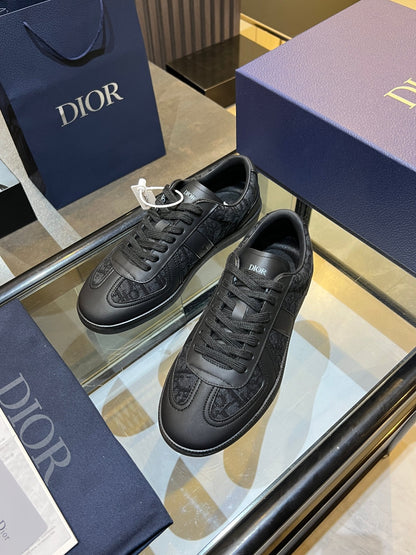 CD 26s B01 Matchpoint Sneaker Black Calfskin Fabric 924617