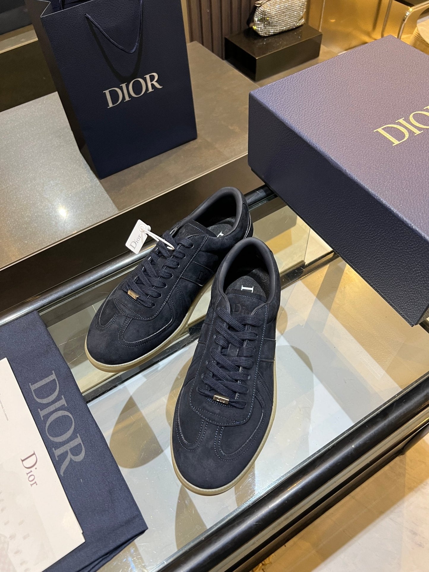 CD 26s B01 Matchpoint Sneaker Dark Blue Suede 924618