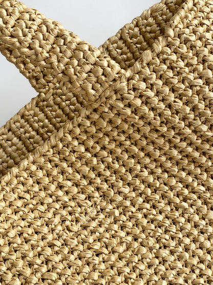 Prada 2026 Tote Bag 40cm Beige Woven