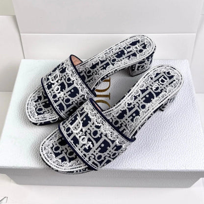 Dior 2026 Bow Sandal Canvas Leather 907874