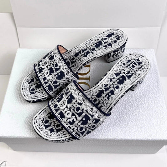 Dior 2026 Bow Sandal Canvas Leather 907874