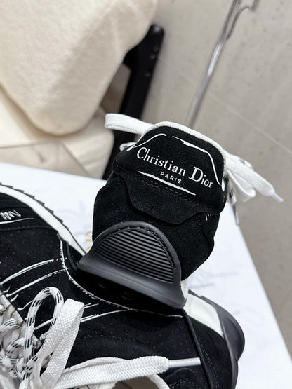 CD D-Sketch Sneaker Black Nubuck Leather 554389