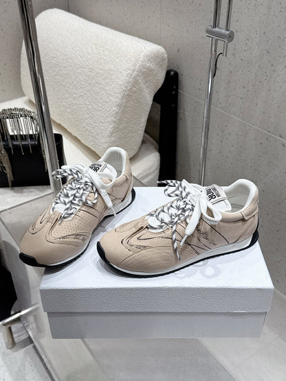 CD D-Sketch Sneaker Pale Taupe Nubuck Leather 554391