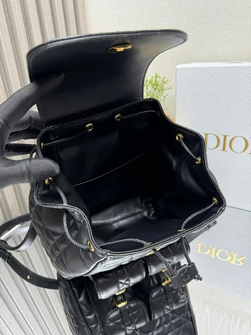 Dior 2026 Caro Backpack 19.5cm Lambskin