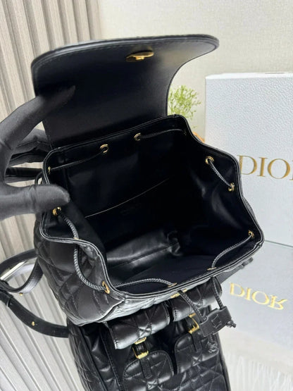 Dior 2026 Caro Backpack 19.5cm Lambskin