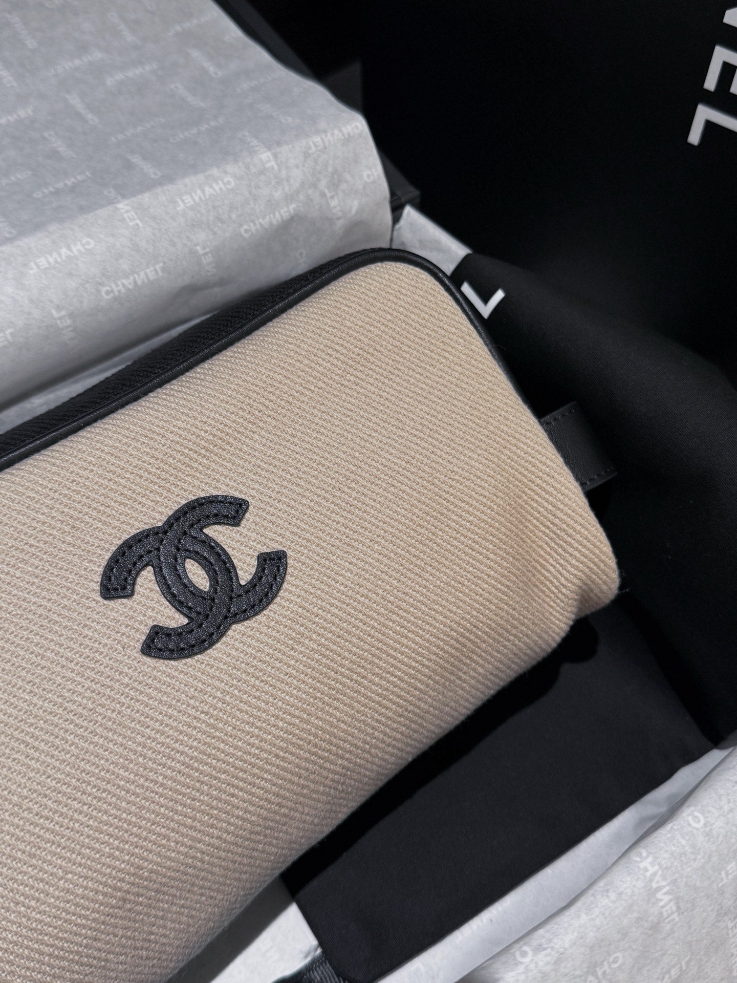 Chanel 2026 Toiletry Bag 22cm Canvas
