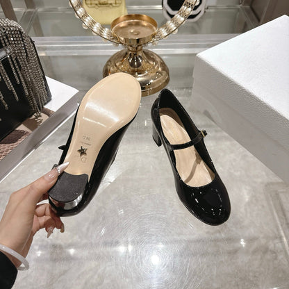 CD 26 Lolita High-Heeled 40 Black Patent Leather 592220