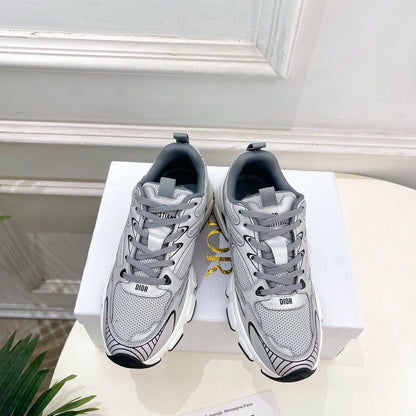 CD SS26 B30 Sneakers Silver Grey Cowhide Mesh 631930
