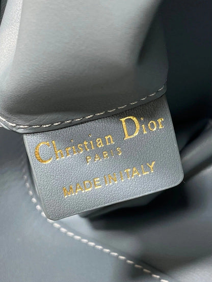 CD 2026 Toujours Bag Blue Grey Suede Leather 286497