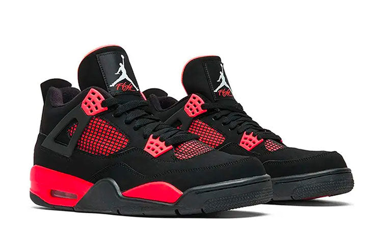 Jordan 4 Retro Red Thunder Sneakers - Basketball Legend