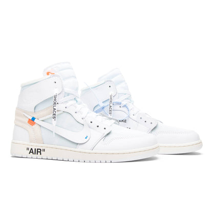 Off-White x Air Jordan 1 Retro High OG White 2018 AQ0818-100 Sneakers - Prime...