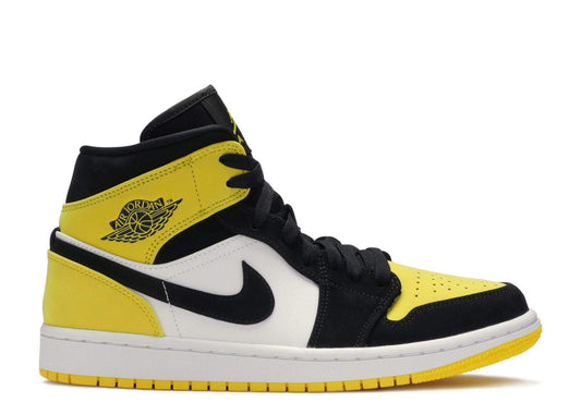 Air Jordan 1 Mid SE ¡®Yellow Toe¡¯ Revered Footwear Sneakers - Retro Classic