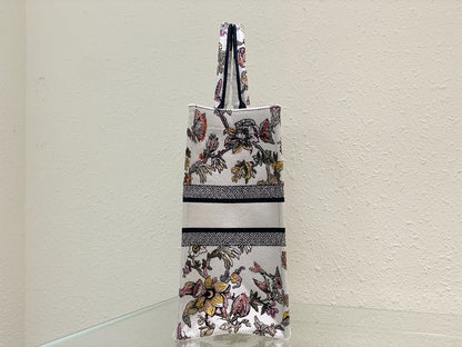 Large CD Book Tote 42cm Jardin Botanique White