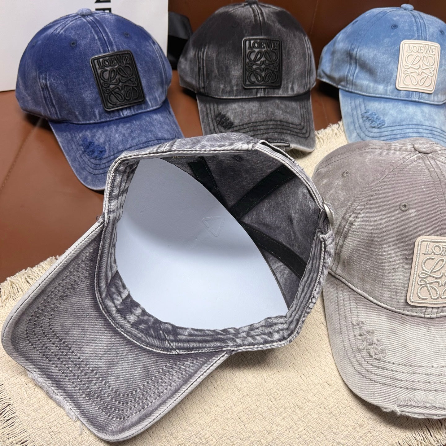 LV Washed Baseball Cap Details Baseball Cap