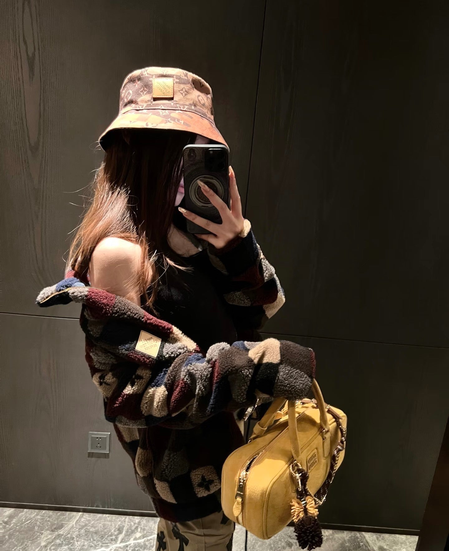 LV Double-sided Camouflage Fisherman Hat